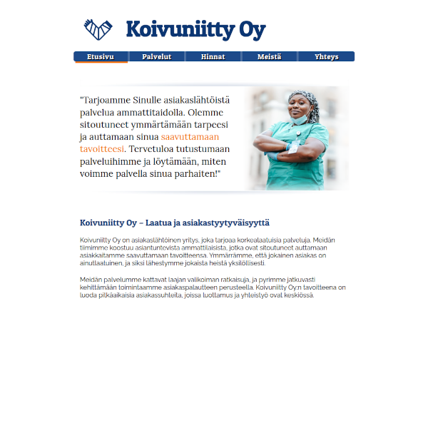 Ulkoasupohja Hoiva